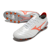 Mizuno Morelia Neo IV Pro FG White and Orange Field Football Boots